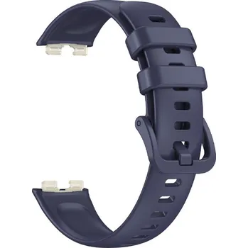 Příslušenství k chytrým hodinkám Jednobarevný řemínek s přezkou pro Huawei Band 8 Barva: Tmavě modrá, Pro Přístroj: Huawei Band 8