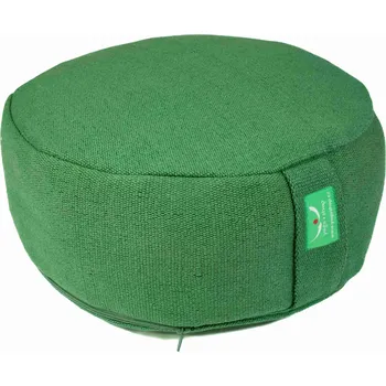Meditační polštář Rondo juta zelený