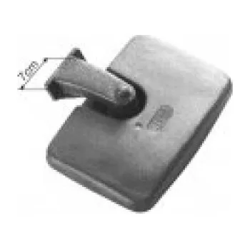 Auto zrcátko Rampové zrcátko 248x169, 24V, manuálně ovládané, univerzální 11589