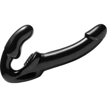 Připínací penis Strap U Revolver Strapless Strap On G-Spot Dildo Black