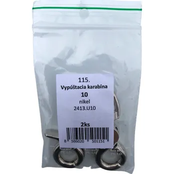 SVX Karabina vypouštěcí poniklovaná - blistr 116 13x65mm č116