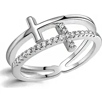 Prsten Dámský stříbrný prsten FOXY Velikost: 49 Ag 925