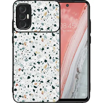 Pouzdro na tablet VSECHNONAMOBIL 67112 MY ART Ochranný obal Tecno Spark 8 Pro GREY TERRAZZO (163)