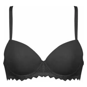 Podprsenka Dámská bezešvá podprsenka Naturana 7671 černá Barva: černá, Velikost: 85C