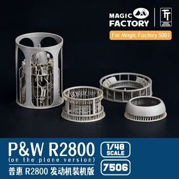 Plastikový model Magic Factory 1/48 P&W R2800 Engine Separate Display Version Set 2