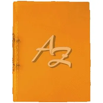 pořadač 2kroužek Diagonál A5/20mm, PP, Oranžový