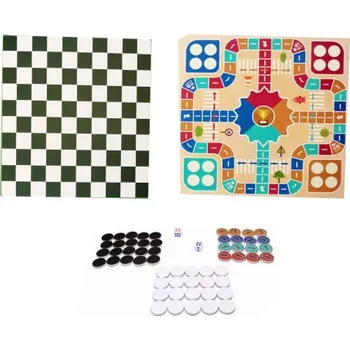 Desková hra Alltoys Magnetické šachy 4 v 1