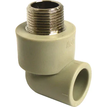 Vodovodní potrubí Koleno 90° přechodové vnější závit PPR - 25mm x 3/4"
