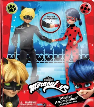 Figurka Bandai Namco Games Miraculous P50365 Kouzelná Beruška a Černý kocour 26 cm