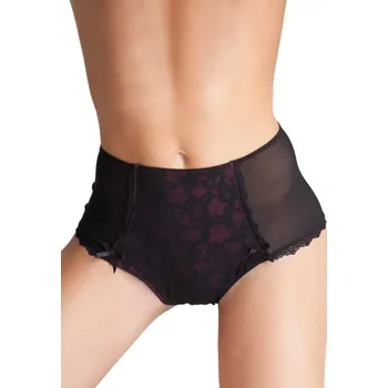 Kalhotky Dámské vyšší kalhotky No.039 EWANA Barva: černá, Velikost: XL