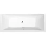 POLYSAN - KRYSTA obdélníková vana 180x70x39cm, bílá 72906