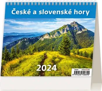 Kalendář Helma365 Stolní kalendář České a slovenské hory 2024