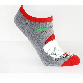 Dámské ponožky Aura.Via Vánoční krátké ponožky SNDV555-4 Velikost: 38 - 41