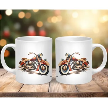 Hrnek 330ml,MOTORKA vzor 3 , cena za 1 ks