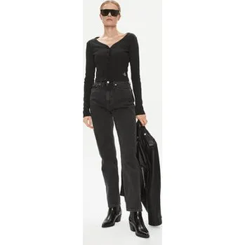 Pánské džíny Calvin Klein Jeans Jeansy Authentic J20J222442 Černá Slim Fit 26_32