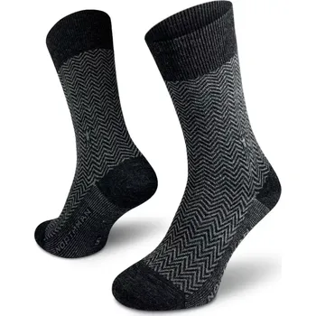 Pánské ponožky Northman merino ponožky na každodenní nošení Hamar Tmavě šedá 39-41