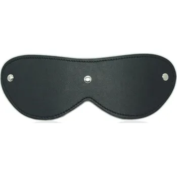 Erotická maska LateToBed BDSM Line Blindfold with 3 Rivets Black