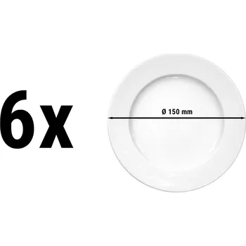 Příslušenství pro digestoř G.Gastro SELTMANN WEIDEN | Flat Porcelain Plate Ø 150 mm Meran Basic – White
