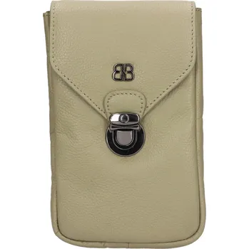 Kabelka Dámská kožená kabelka na telefon a doklady Bellicci Aldea - světle zelená