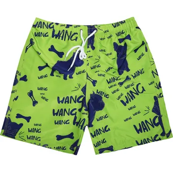 Pánská móda FANNIFEN Pánské koupací šortky J20523 Barva: Zelená, Velikost: 2XL