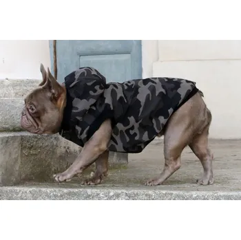 Obleček pro psa Wanted Dog ARMY reflexní nepromokavá softshellová zateplená bunda pro psa Velikost: XS, Na míru pejskovi: SKLADEM