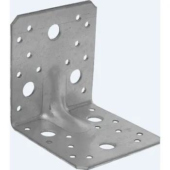 Tesařské kování TK-Úhelník kombinovaný s prolisem 55x70x70x2mm (TK-Úhelník kombinovaný s prolisem 55x70x70x2mm)
