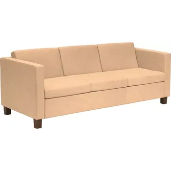 Sedací souprava BOGA - 3 sedací souprava, koženka BLOOM B 027 - koženka krémová