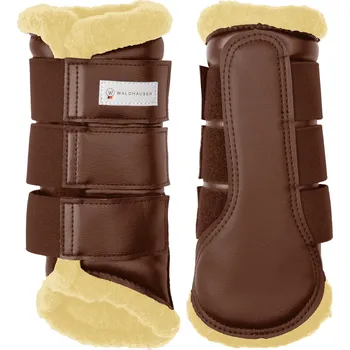 Koňské kamaše Kamaše drezurní Soft Waldhausen Barva: brown/beige, Velikost: M