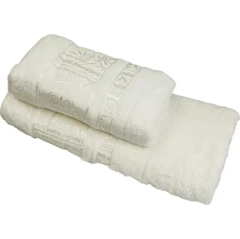 Ručník Ručník Bambo máslově bílá klasik 50x90cm TiaHome