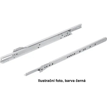 Nábytkové kování StrongRoll kolečkový výsuv, 600mm/25kg (24"), černá (StrongRoll kolečkový výsuv, 600mm/25kg (24"), černá)