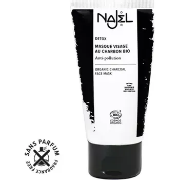Pleťová maska NAJEL Pleťová maska detoxikační s dřevěným uhlím BIO 75 ml