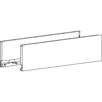 HETTICH 9255036 AvanTech YOU bočnice, 139/500mm, levá, stříbrná (HETTICH 9255036 AvanTech YOU bočnice, 139/500mm, levá, stříbrná)
