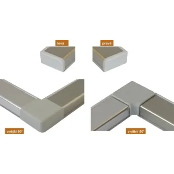 Kuchyňská pracovní deska 879/6.Sada koncovek k modelu 62 sedy pl (879/6.Sada koncovek k modelu 62 sedy pl)