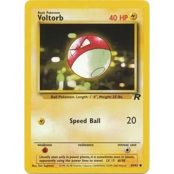 Sběratelská karetní hra Pokémon TR 69/82 Voltorb - Team Rocket Stav: Excellent