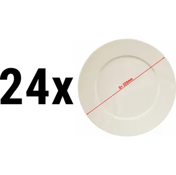 Talíř G.Gastro (24 Kusů) PERA krémová - Talíř mělký - Ø 32 cm