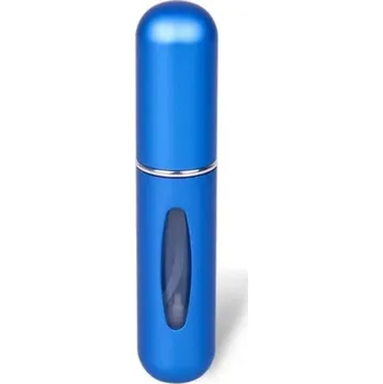 Cestovní plnitelný rozprašovač na parfém 5 ml - modrý, matný