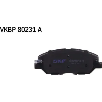 Brzdová destička Sada brzdových destiček, kotoučová brzda SKF VKBP 80231 A