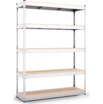 Dílenský regál HEAVY regál 2160x1200x500/5 polic/300 kg, pozink