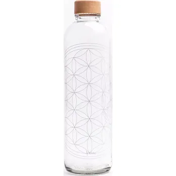 Carry skleněná láhev na pití Flower of life 1 l