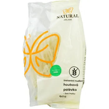 Instantní nudlová houbová polévka bez lepku Natural Jihlava 60 g