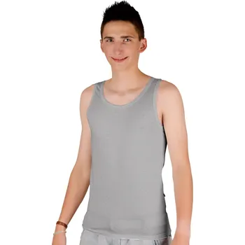 Pánské tílko Pánské tílko Joker 01 EMILI Barva: světlý melír, Velikost: M