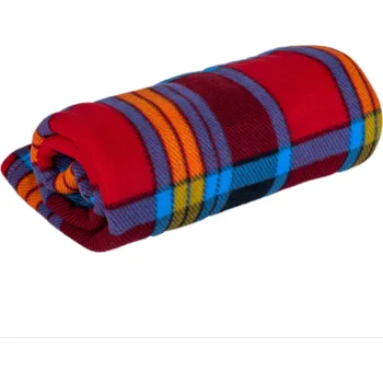 Deka Fleece karo červeno modrá 150x200cm TiaHome