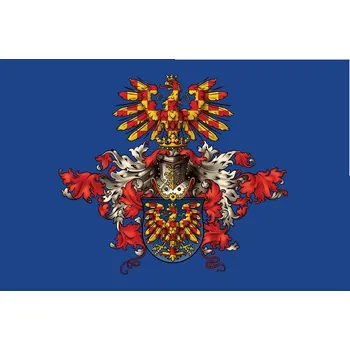 Vlajka Moravský praporec s úplným znakem 150x100, tunýlek