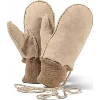 Rukavice Kreibich&Fellhof Dětské palčáky KINDER Barva: světle hnědá, Velikost: 2