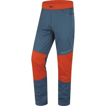 Pánské kalhoty Husky Pánské softshellové kalhoty Kala M XL, turquoise/brown