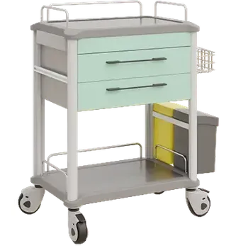 OVM - 22 vozík zdravotnický 2-zásuvkový, zelená