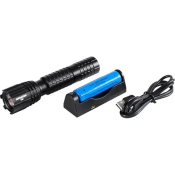 Svítilna Taktická svítilna Barracuda 10W Cree XM-L2, ESP, nabíjecí adaptér