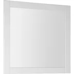 Aqualine FAVOLO zrcadlo v rámu 80x80cm, bílá mat, FV080