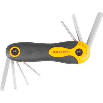 Bit Sada klíčů STREND Pro HK0203, 7 dílná, Hex, sklápěcí, zástrčná 2310223