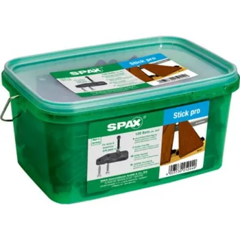 Tesařské kování SPAX Stick pro (120 ks) včetně vrutů (SPAX Stick pro (120 ks) včetně vrutů)